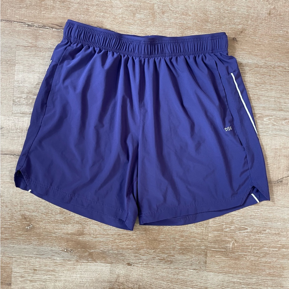 Active running DSG Shorts Men's 7" 2-in-1 Stride Run Shorts deep Purple large